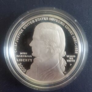 2005 John Marshall Silver Dollar Proof US Mint $1 Commemorative